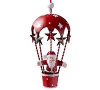 Décorations de vacances festives - Pendentif fantaisie bonhomme de neige Père Noël parachute, décorations de Noël ludiques à suspendre | Parfait pour les présentations de balcon, les aménagements d'es