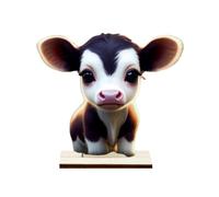 Décorations de vache des hautes terres,Figurines de bétail des hautes | Bois pour la décoration de table, la décoration de fête à la maison, les cadeaux de fête