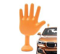Décorations de voiture amusantes | Décoration de voiture 3D qui secoue la main pour homme - Statue de geste - Autocollant de casque pour homme et femme, accessoires de moto automobile