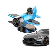 Décorations de voiture - Avion Solaire Pivotant, Gadget Dynamique Tournant Pour Voiture Voyage Chambre Étude Cadeau Anniversaire Noël Salle