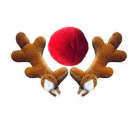 Décorations De Voitures De Renne De Noël | Antlers De Rennes De Voiture, Christmas Rudolf Rudols Antlers NOSES Kit De Décoration De Voitures | Christmas Auto Decorations Kit De Décoration De Voitu