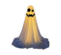 Décorations d'esprit effrayant résistantes au vent pour l'extérieur, assemblage facile, fantômes en tissu blanc pour la maison, décoration de fête hantée, coupe-vent, figurines de spectres d'Halloween