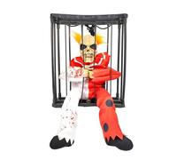 Décorations D'Halloween Animé - Figure Squelette Du Capteur, Jouet Spirituel Hurlant | Maison Maison Hounted Skull Ghost Sound Props Yard Room Accessoires Festive Fright Women Setup