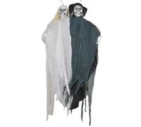 Décorations d'halloween,Décorations De Fantômes Effrayantes pour Extérieur - Squelette De Marié Et Mariée avec Son Et Accessoires Vintage pour Décoration d'horreur Jardin Mur