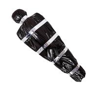 Décorations d'Halloween en plein air, corps mort d'Halloween, cadavre effrayant dans un sac, faux accessoires pour extérieur, porche, cimetière, cour intérieure