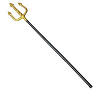 Décorations d'Halloween, Fourche du Diable Trident du Diable de 48, 4 pouces pour Accessoires de Costume d'Halloween Détachable 3 Sections Pôle Trident Lance Costume Fourche pour Adultes et Enfants
