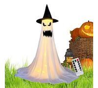 Décorations d'Halloween Outdoor - Décoration fantôme éclaircie, accessoire de scène de saison effrayant | Décoration d'horreur de vacances extérieure intérieure pour l'événement Porch Yard Garden Haun