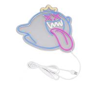 Décorations D'Halloween Panneau Néon LED pour Décoration Murale, Variable alimenté par des Néons de Jeu pour Chambre à Coucher, Chambre D'enfant, Salle de Jeux, Fête, Salon