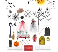 Décorations d'Halloween phosphorescentes miniatures miniatures