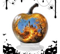 Décorations d'Halloween pour Intérieur | Ornement de Table en Acrylique 2D à Thème de Fête en Forme de Fruit | Accent Maison Polyvalent Pour Ambiance Festive Étagère Bureau Salle À Manger Salon Intéri
