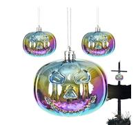 Décorations d'Halloween pour petit arbre, décoration de citrouilles d'Halloween, suspensions souriantes pour cheminée, portes principales