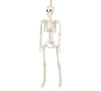 Décorations d'halloween Squelette Extérieur | Squelette Humain Complet Corps Entier Halloween | Osseux Articulé de 90 cm pour Jardin Chambre Maison Hantée Terrasse