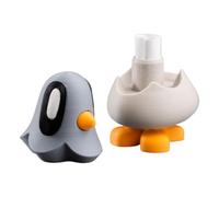 Décorations d'oiseaux en forme d'animaux - Note secrète, jouet à base magnétique pour la journée des, figurine d'animaux, ensemble de décoration d'oiseaux avec fente cachée, statue de bureau d