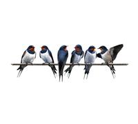 Décorations d'Oiseaux - Modèles d'Oiseaux Simulés,Décoration Murale Extérieure pour Clôtures Couronnes Végétales Cour Patio Jardin Maison Arrangements Floraux