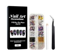 Décorations D'Ongles Kit De Cristaux Strass Avec Des Formes Multiples