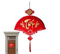Décorations du Nouvel an Chinois 2024 | Décoration Traditionnelle du Printemps 2024 | Pendentifs de l'année 2024 | Pompons Porte-Bonheur de l'année Chinoise du nœud de Dragon
