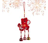 Décorations du Nouvel An chinois 2026 Cheval, pendentif porte-bonheur avec motif animé - Décoration pour le Nouvel An chinois | Pour maison, fête du printemps, porte, fenêtre, table et