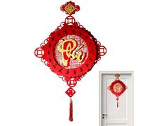 Décorations du Nouvel An chinois 2026 - Pendentif cheval année 2026, décoration de fête vietnamienne, décoration festive à suspendre | bureau, maison, voiture, porte, mur, arbre de vacances