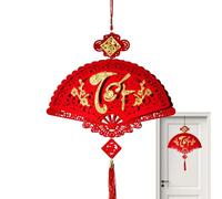 Décorations du Nouvel An chinois 2026 - Pendentif cheval année 2026, décoration de fête vietnamienne, décoration festive à suspendre | bureau, maison, voiture, porte, mur, arbre de vacances