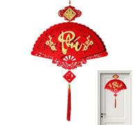 Décorations du Nouvel An chinois 2026 - Pendentif du Nouvel An, décoration de l'année du cheval, décoration vietnamienne, décoration festive à suspendre | bureau, maison, voiture, porte, mur, arbre