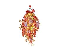 Décorations du Nouvel an Chinois Pendentif, Pendentif Fruit de Fortune, décoration d'entrée for l'année du Cheval 2026, fête Printemps, Multicolore(Luminouscoppercoinplus)