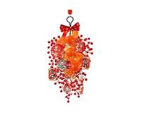 Décorations du Nouvel an Chinois Pendentif, Pendentif Fruit de Fortune, décoration d'entrée for l'année du Cheval 2026, fête Printemps, Multicolore(Luminousredfruitmodel)