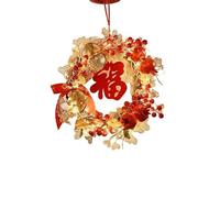 Décorations du Nouvel an Chinois Pendentif, Pendentif Suspendu en Forme de Fleur Fruit Fortune Rouge, Nouvel an 2025, décoration du Festival Printemps(Fucharacter)