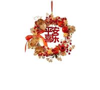 Décorations du Nouvel an Chinois Pendentif, Pendentif Suspendu en Forme de Fleur Fruit Fortune Rouge, Nouvel an 2025, décoration du Festival Printemps(Peaceandjoy)