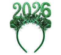 Décorations du Nouvel An | Coiffes pailletées avec numéro 2026,Joyeux Nouvel An Décorations de Fête de Cheveux d'Ange | Pour Adultes Femmes Noël Anniversaire Compte à rebours Festif Maison Salle de