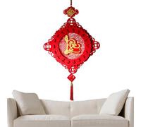 Décorations du Nouvel An lunaire - Décorations de festival de printemps en forme d'éventail - Ornement porte-bonheur - Décoration créative pour la maison, les magasins d'entreprise