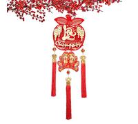 Décorations du Nouvel An vietnamien 2025,Décoration du Nouvel An vietnamien | Ornements de décoration de l’année du serpent,Pendentif pompon pour la fête du printemps, décorations suspendues de l'anné
