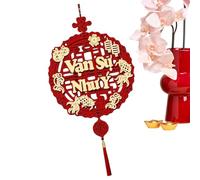 Décorations du Nouvel An vietnamien | Décorations de couple à suspendre avec pompons, pour festivals, événements, restaurants, célébrations saisonnières, maison, salon