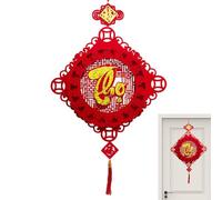 Décorations du Nouvel An vietnamien | Ornement porte-bonheur rouge | Décoration de personnage porte-bonheur pour la maison, les magasins d'entreprise