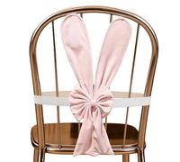 Décorations, Easter Cute Props Rabbit Ear Design | Chair Decoration For Party With Elastic Straps Fun Festive Easter Accessory - For Home Restaurant Furnitures Gatherings Bar Stools Festivals