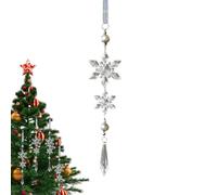 Décorations en Flocons de Neige - Pendentif en Acrylique en Forme De Flocon De Neige 2D - Décorations De Noël | pour Décoration Intérieure Et Extérieure pour Maison Bureau Fête Hiver Vacances