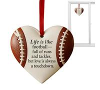 Décorations en forme de cœur - Pendentif en acrylique 2D - Boule en forme de cœur pour arbre de Noël, pour le jour de saint et mariages et fenêtres et hiver et vacances et maison