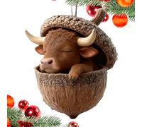 Décorations En Forme De Glands Pour Arbre De Noël,Pendentif Animal En 2D Pour La Saison Des Fêtes | Ornements Suspendables En Acrylique | Pour Lieu De Travail Salle De Bain Cuisine Hall D'Entrée Appar