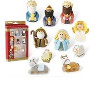 Décorations en sucre crèche de Noël