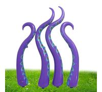 Décorations extérieures gonflables d'halloween | Ghost Effrayant Gonflable | Tentacles PVC imperméables Blow Up Octopus pour Les Vacances | Décoration d'halloween effrayante pour la fenêtre du Jardin