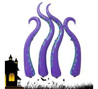 Décorations extérieures gonflables - Yard d'Halloween gonflable et décor extérieur effrayant | Horreur géant tentacule réaliste ornement de blowup, exposition hantée pour les propriétaires