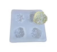 Décorations faites à la main en silicone pour bijoux, porte-clés, colliers, boucles d'oreilles, projets artistiques, plateau en résine