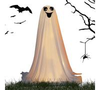 Décorations Fantômes - Accessoires De Fête Fantômes Réglables Et Brillants, Décorations Géantes D'Halloween | Kit De Décoration De Terrasse Pour Les Fournitures De Fête Intérieure Extérieure Pathway J