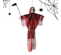 Décorations fantômes d'Halloween, décorations fantômes d'extérieur | Faucille effrayante pour cimetière, cuisine, salle à manger, table, cour, cheminée, maison hantée, salle de classe