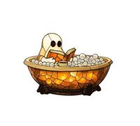 DéCorations FantôMes d'halloween en Acrylique, Attrape-Soleil Mignons pour Les DéCorations d'halloween, Cadeaux FantôMes Mignons pour Les Amoureux des Livres, AdaptéS Aux Filles Plantes FantôMes (10)