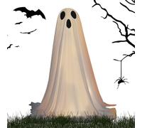 Décorations Fantômes Halloween - Décor Fantôme Luminescent Effrayant pour Jardin Arrière,Décorations Géantes Halloween pour Maison Jardin Intérieur Extérieur Porche Pelouse Porte Fête Maison Hantée