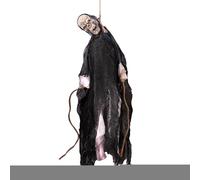 Décorations Fantômes Halloween - Fantôme Effrayant Volant Lumineux - Accessoires Photo Effrayants et Farce pour Jardin Porche Entrée Mur Fête École Patio