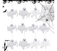 Décorations Fantômes Halloween,Mignons Décorations d'halloween d'Intérieur | Accessoires Photo Drôles Festifs 12 Pièces pour Jardin, Fête de Jardin, Intérieur, Patio, Porche, Extérieur,