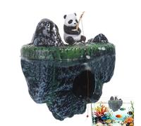 Décorations flottantes d'aquarium,Accessoires Décoratifs Guppy pour Aquarium - Décoration île pour Aquarium - pour Maison Bureau Ferme Salon Salle étude Famille Amis