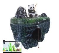 Décorations flottantes en Aquarium - Accessoires Décoratifs Guppy pour Aquarium | Décoration île pour Aquarium | pour la Maison, Le Bureau, Le dortoir, Salon, l'étude, Hommes, Femmes, Famille et Amis