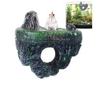 Décorations flottantes pour Aquarium,Accessoires décoratifs pour Aquarium de Poisson Betta | Décoration île pour,pour Maison Bureau Ferme Salon Salle étude Famille Amis